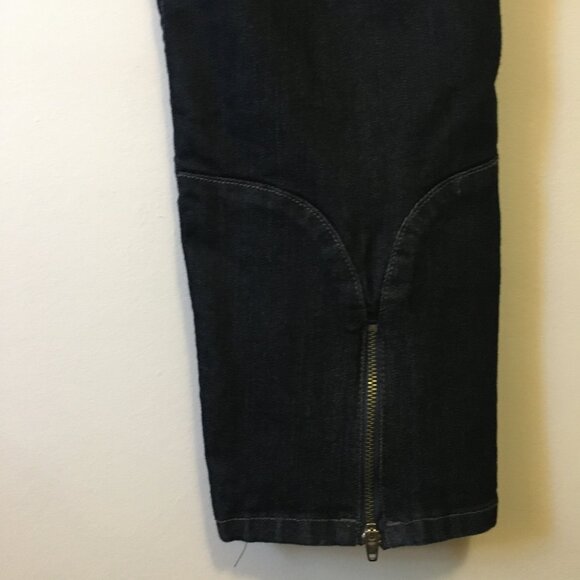 NYDJ Jeans Dark Blue Ankle Jeans With Ankle Zippers - Picture 5 of 10